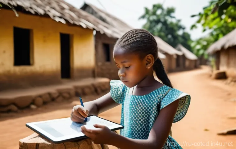 코트디부아르 초등교육과 문맹률 - A wide shot of a bustling primary school classroom in Côte d'Ivoire, filled with approximately 60-80...