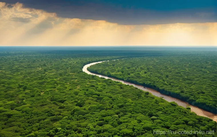 코트디부아르 코모에 국립공원 - **"A breathtaking panoramic view of Comoé National Park during the dry season, showcasing the dramat...